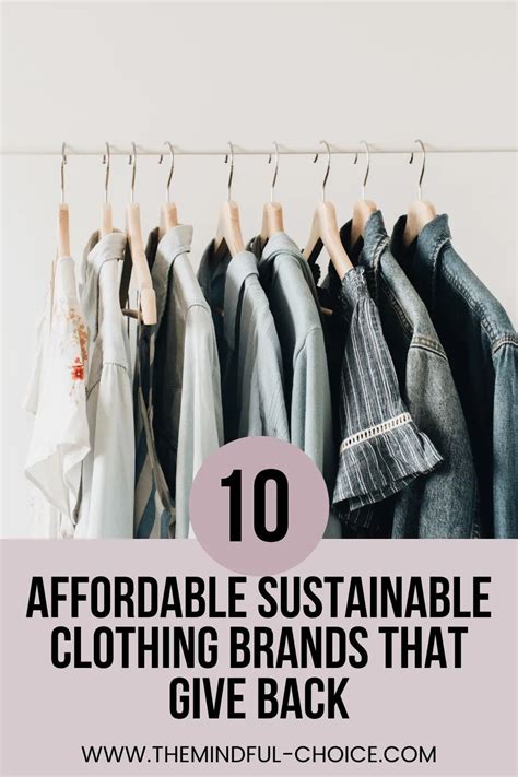 clothing brands that give back.